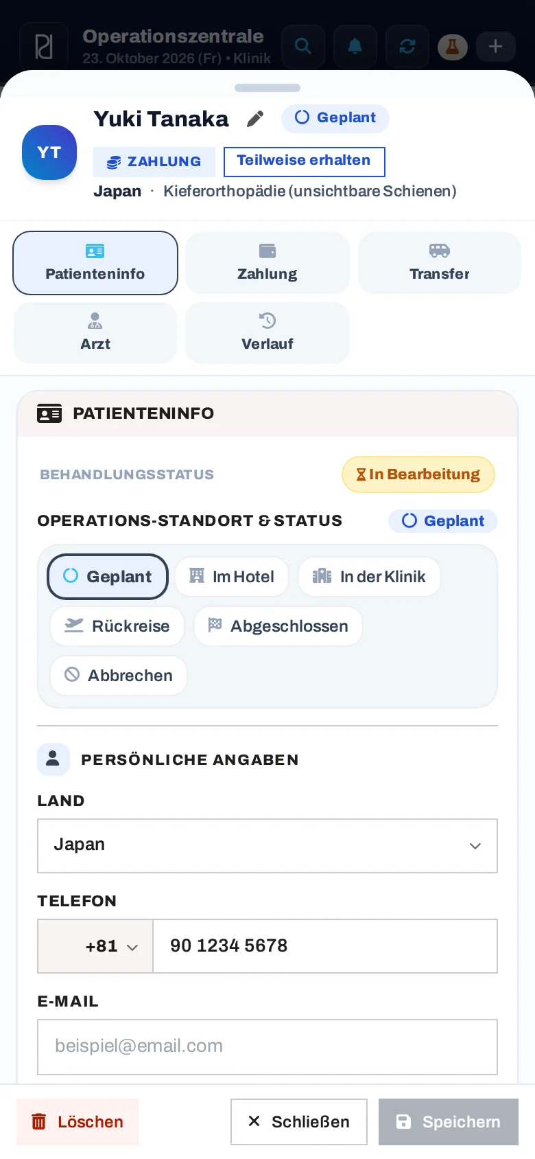 Patientenkarte